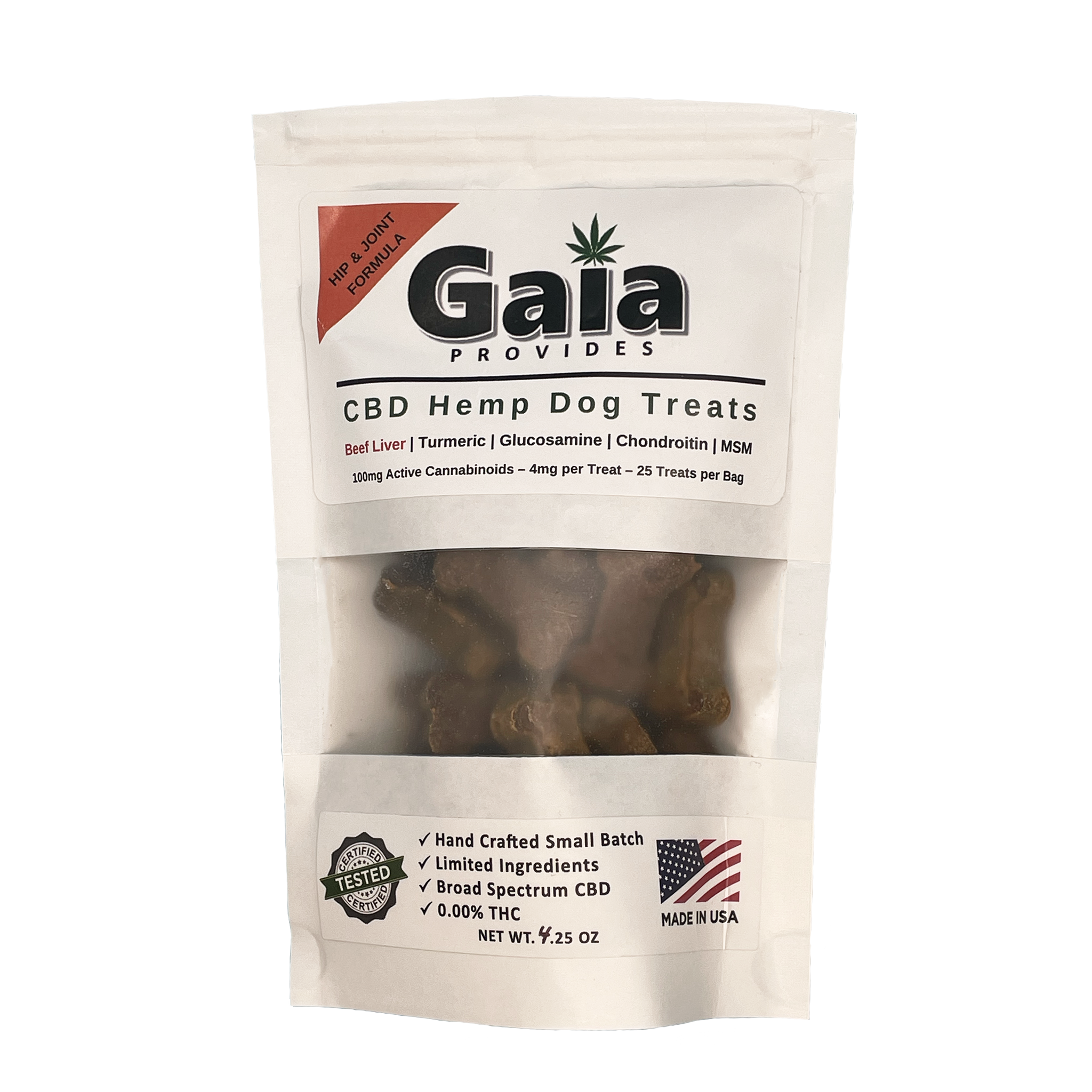 Hip & Joint Formula Hemp-Derived Dog Treats