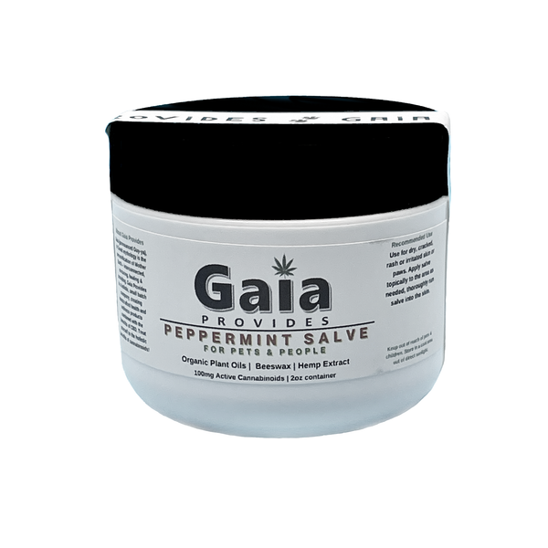 Peppermint Topical Salve for Paws and Body | 2 oz Jar