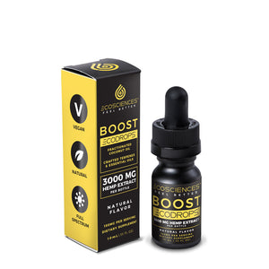 ECODROPS™ Boost Vegan Tincture Drops w/ MCT oil & Terpenes