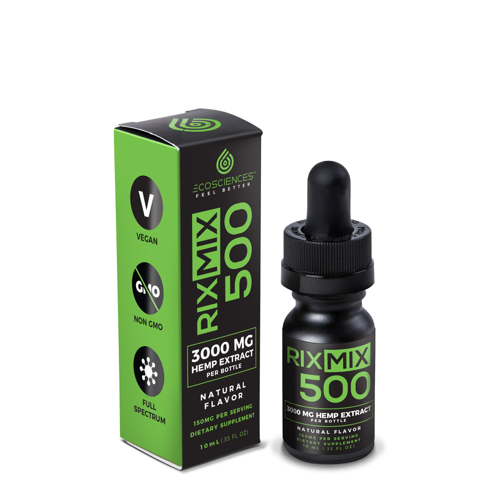 RIXMIX Vegan Full Spectrum Hemp Extract Tincture Dropper